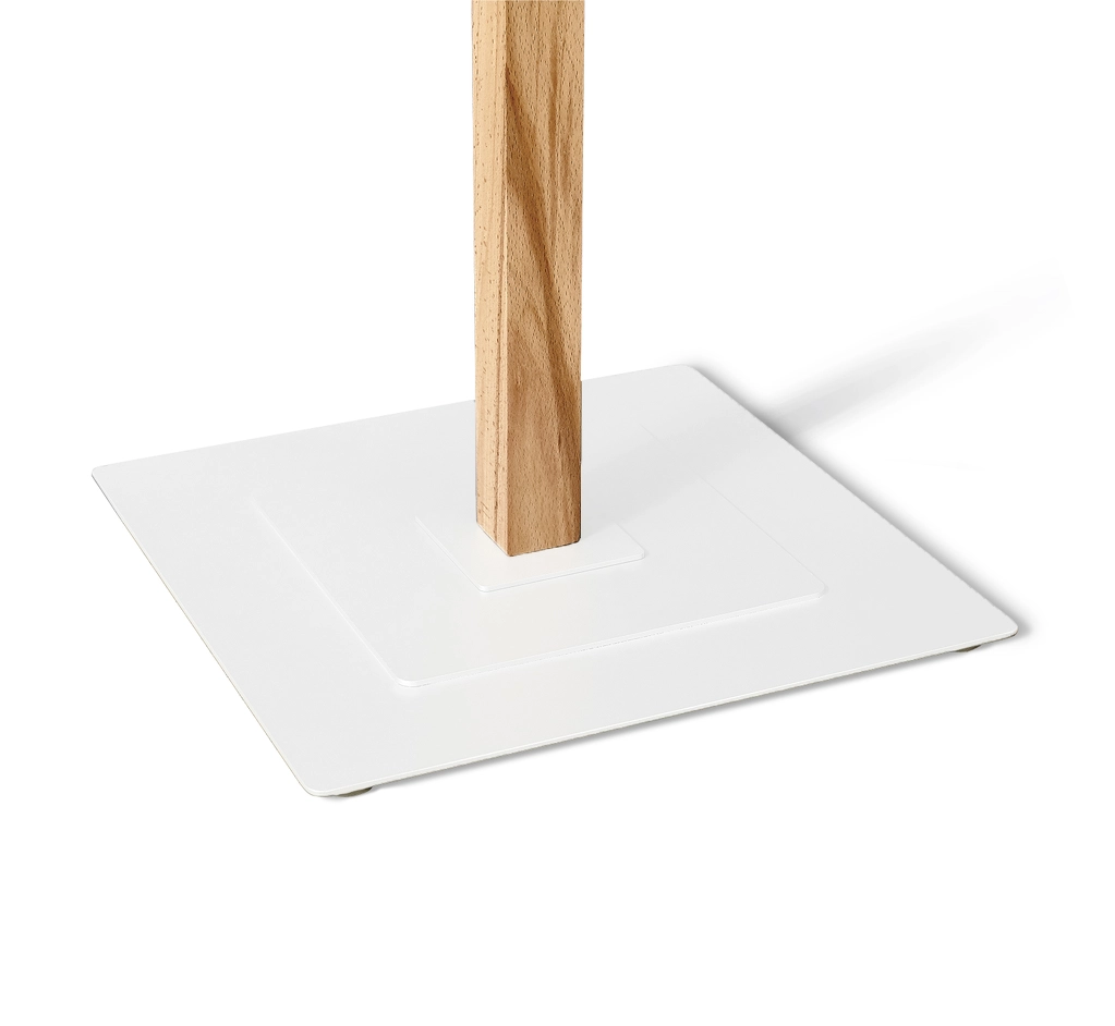 Фото - вешалка альберо sht-cr20 прозрачный лак белый муар 