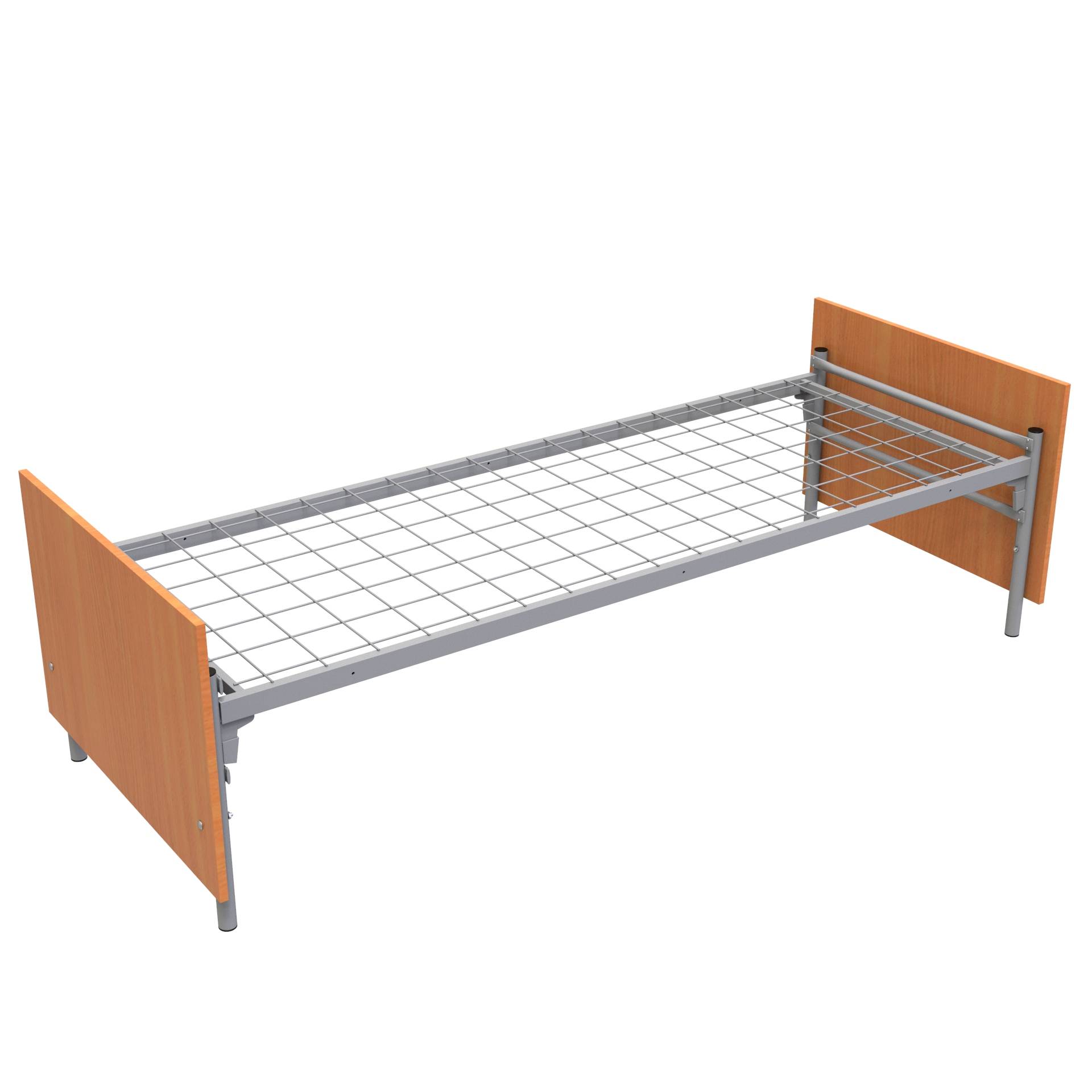 Кровать — МКДС-1/190х70 (1996х750х650 мм) на металлическом каркасе с царгами сетка 115х115 мм