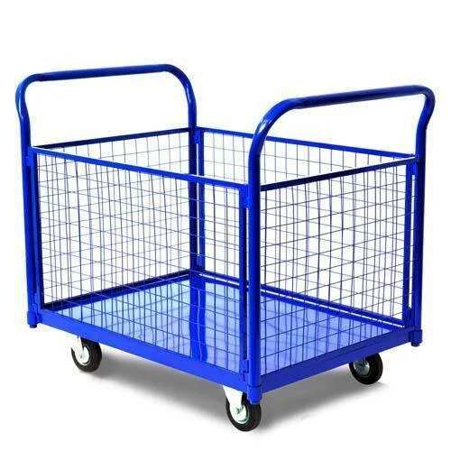 Тележка платформенная с сетчатыми бортами ТПС-25б(700х1200)